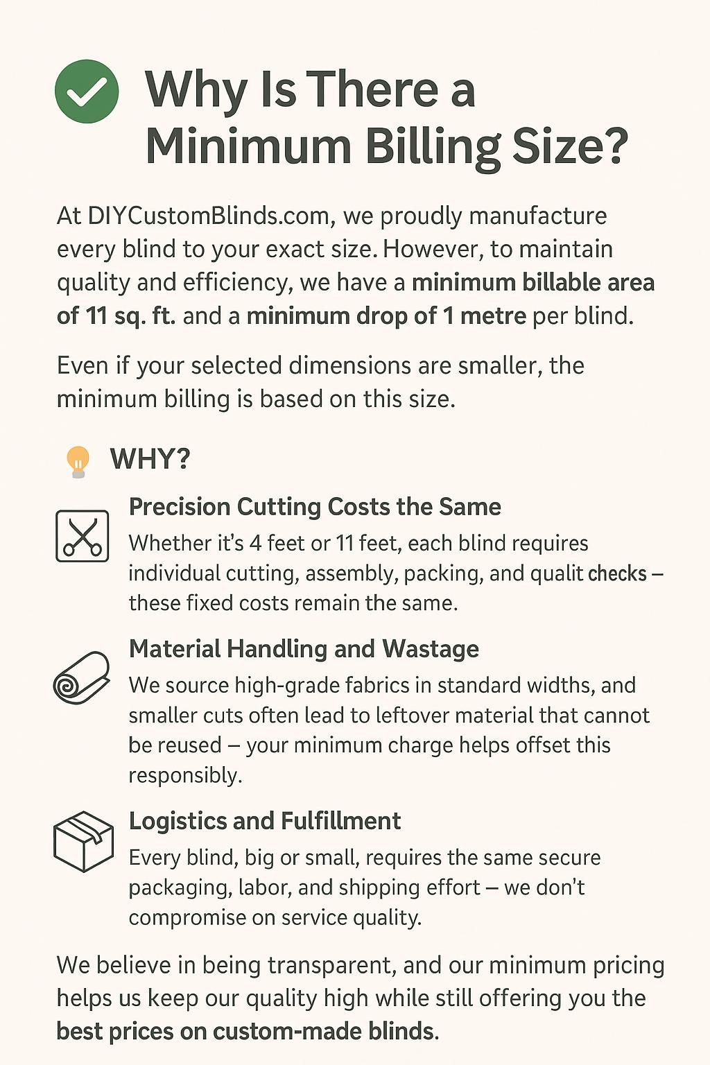 Minimum Billing Info